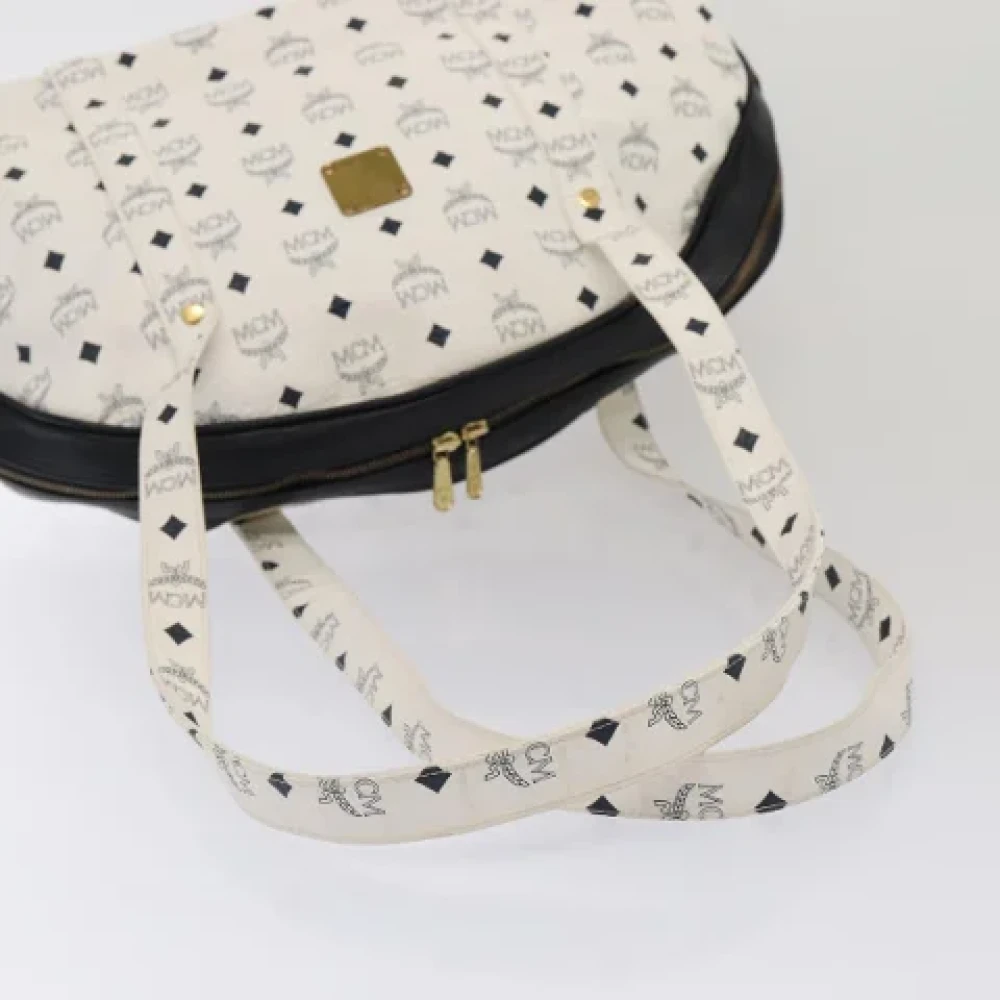 MCM Pre-owned Leather shoulder-bags White Dames