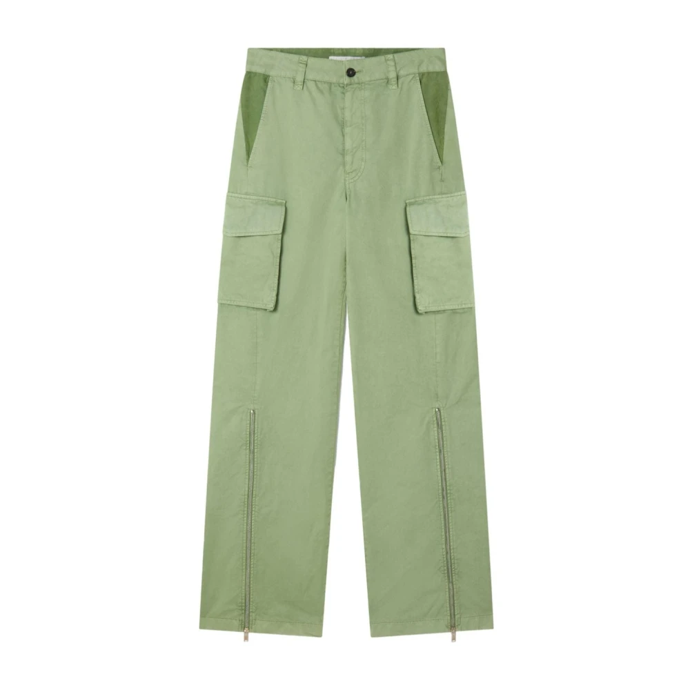 Stella Mccartney Wide Trousers Green Dames