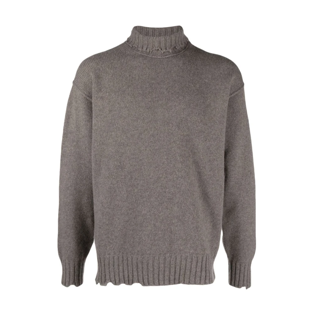 Isabel Benenato Taupe Gebreide Kleding Aw23 Gray Heren