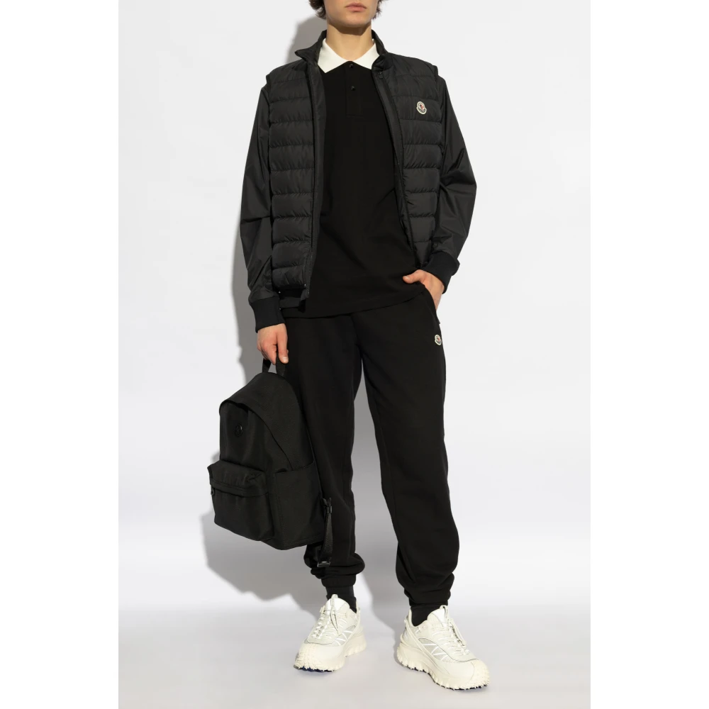 Moncler Jas met donsvest Verney Black Heren