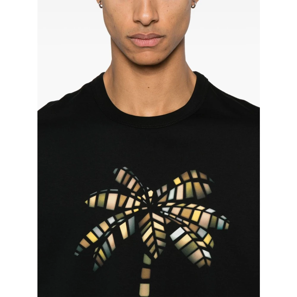 PS By Paul Smith Zwarte Crew Neck T-shirts en Polos Black Heren
