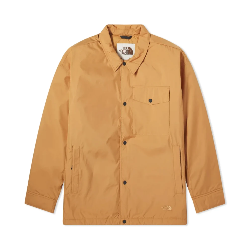 The North Face Heritage Stuffed Coach Jacket Almond Butter Brown Heren