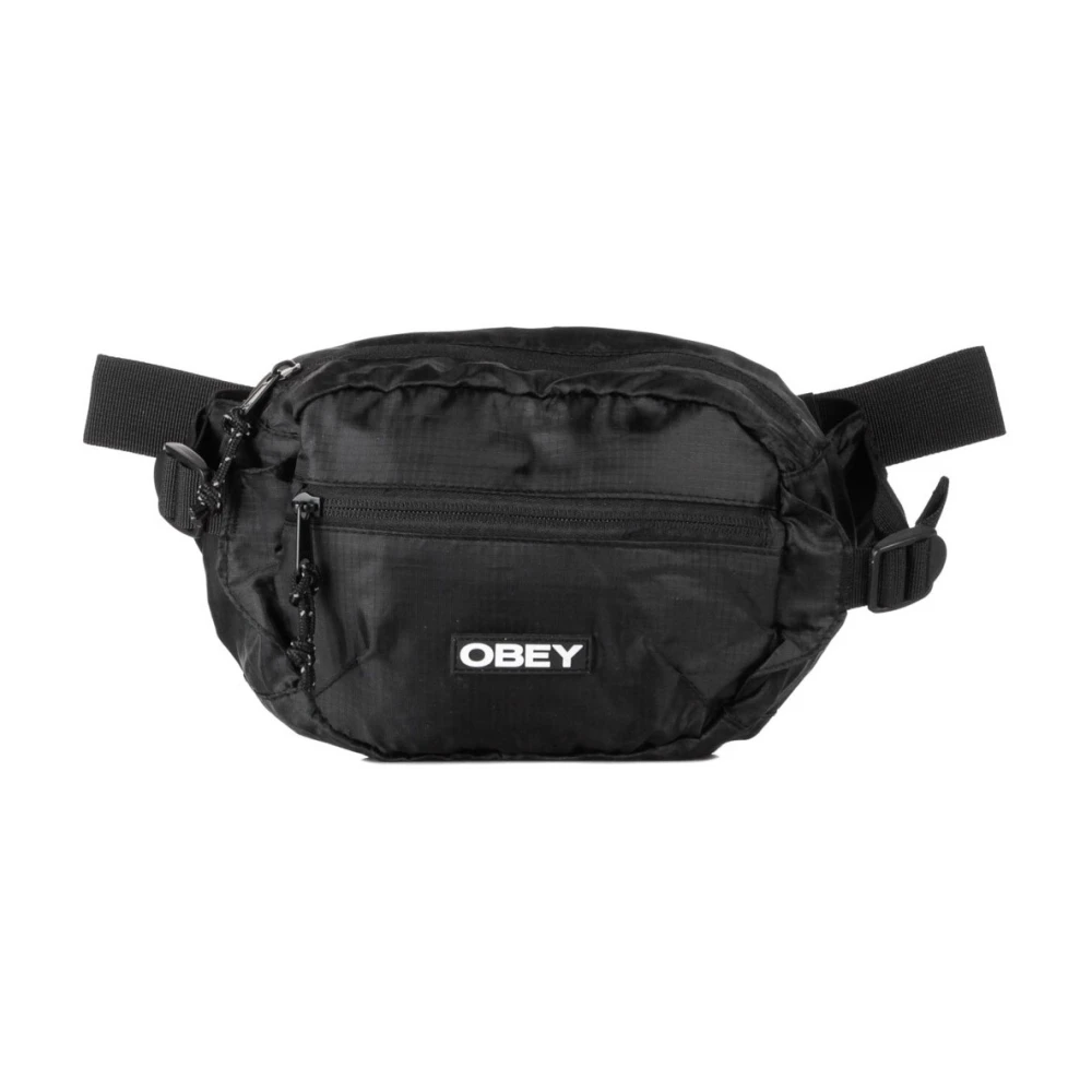 Obey Commuter Waist Bag Zwart Streetwear Black Heren