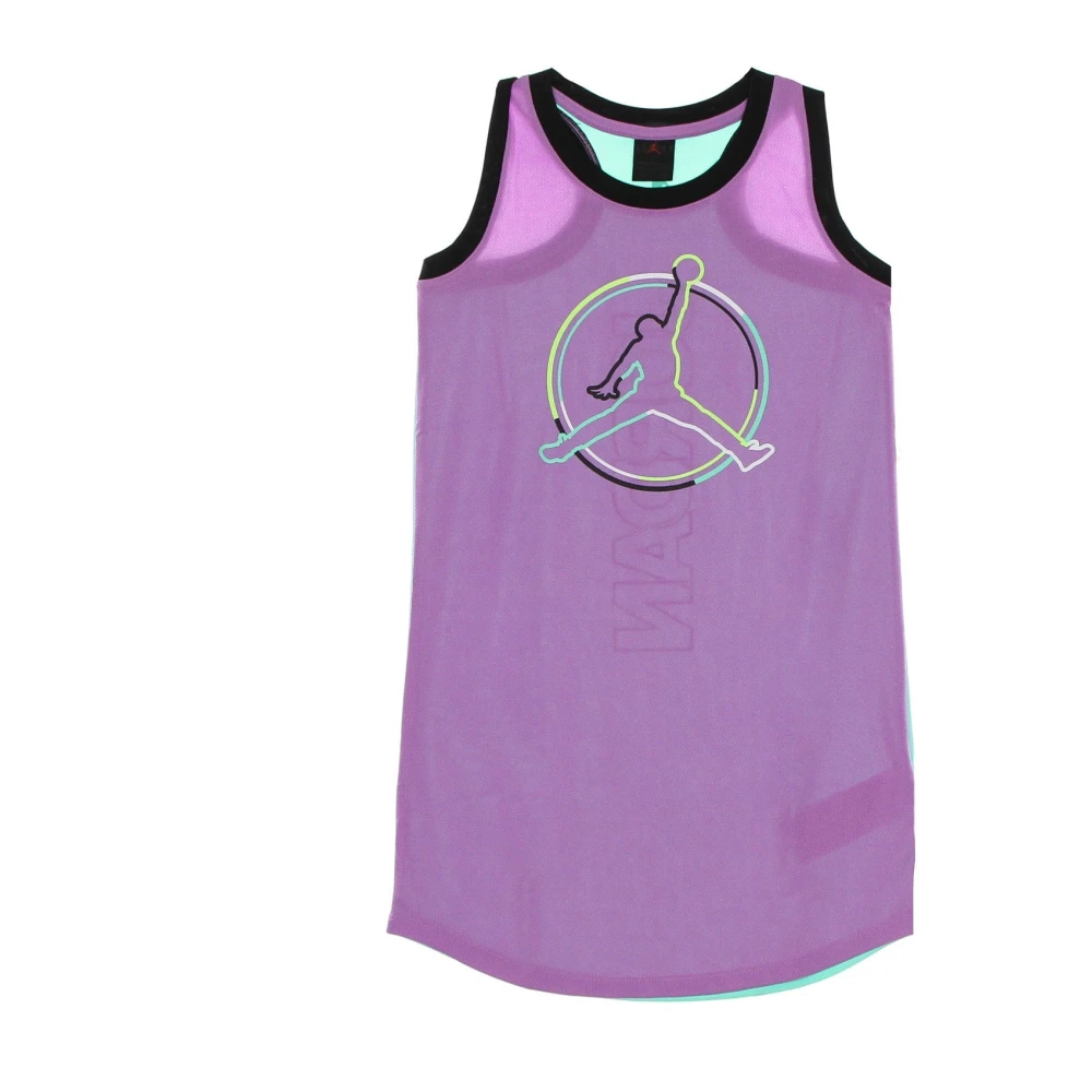 Jordan Meisjes Violet Shock Mesh Jurk Purple Dames