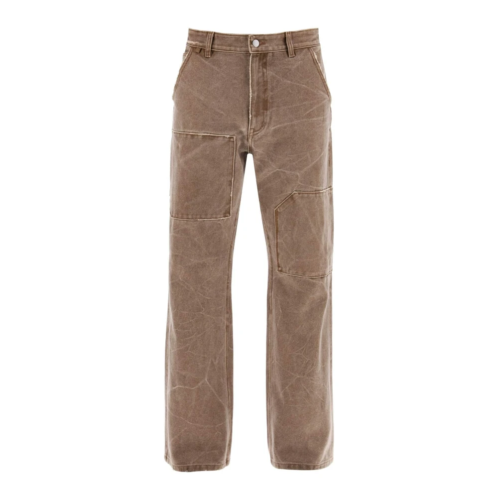 Acne Studios Wide Trousers Brown Dames
