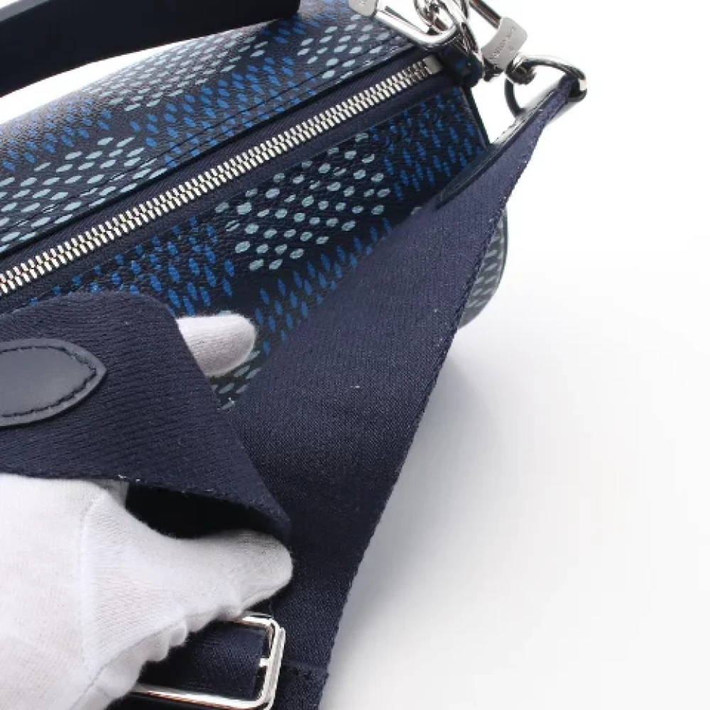 Louis Vuitton Vintage Pre-owned Canvas handbags Blue Heren