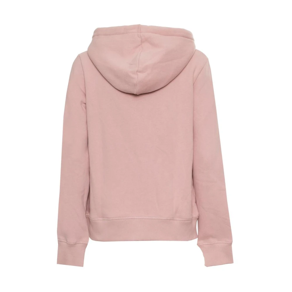Superdry Bi-color Logo Rits Sweatshirt Pink Dames