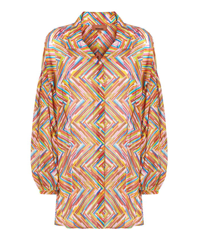 chemise-oversize-en-coton-et-soie