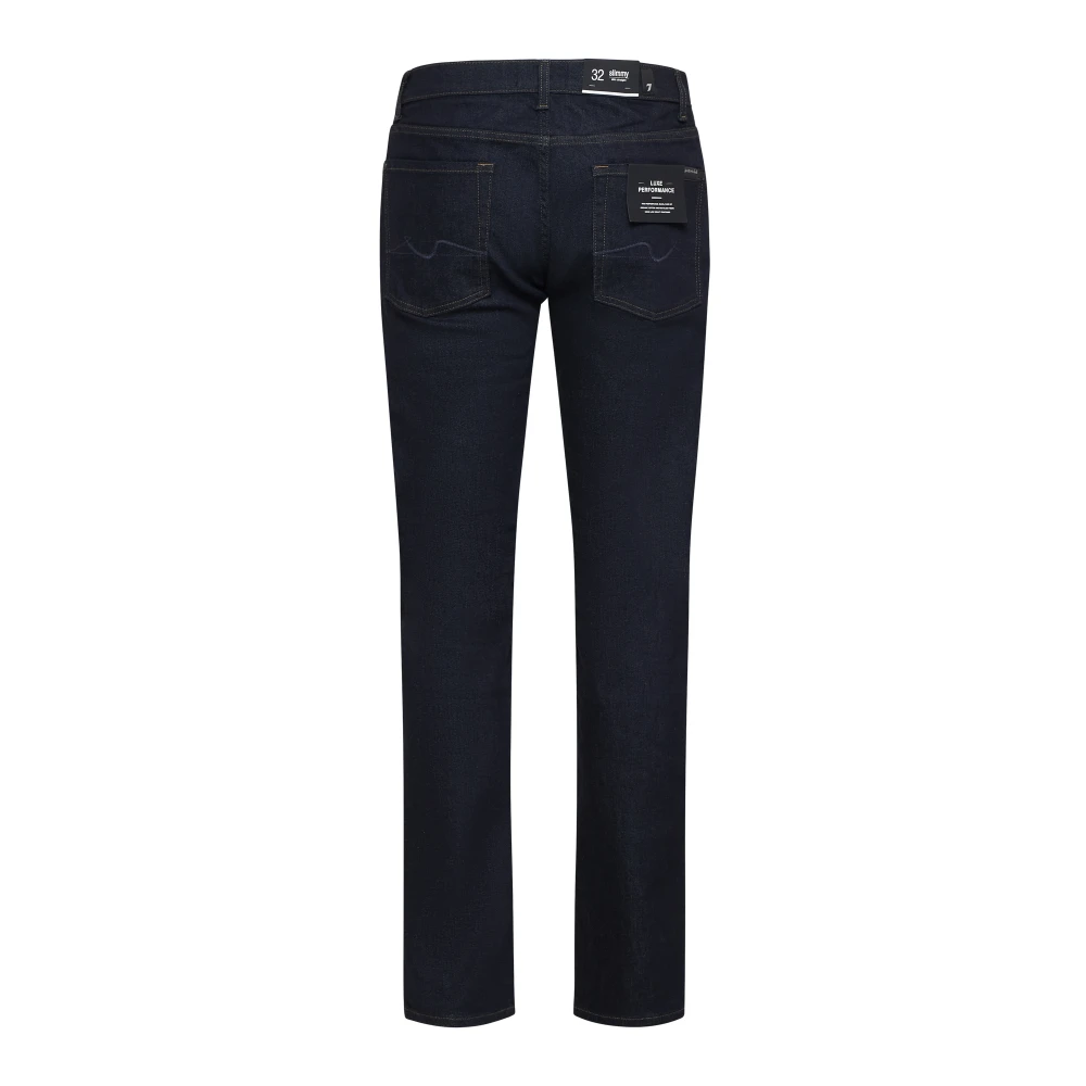7 For All Mankind Blauwe Denim Jeans Blue Heren