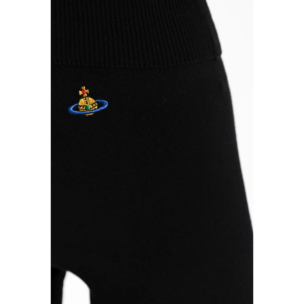 Vivienne Westwood Bea shorts met logo Black Dames