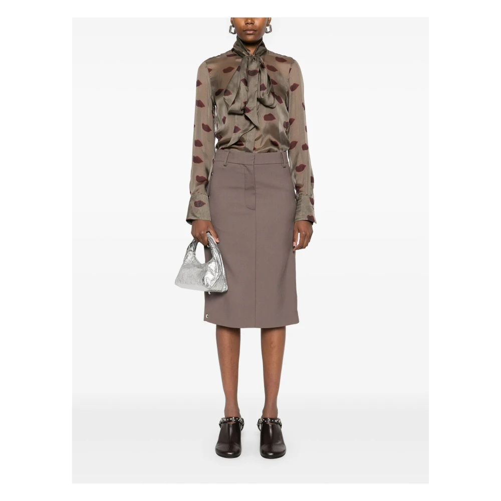 Stella Mccartney Studded Rok Brown Dames