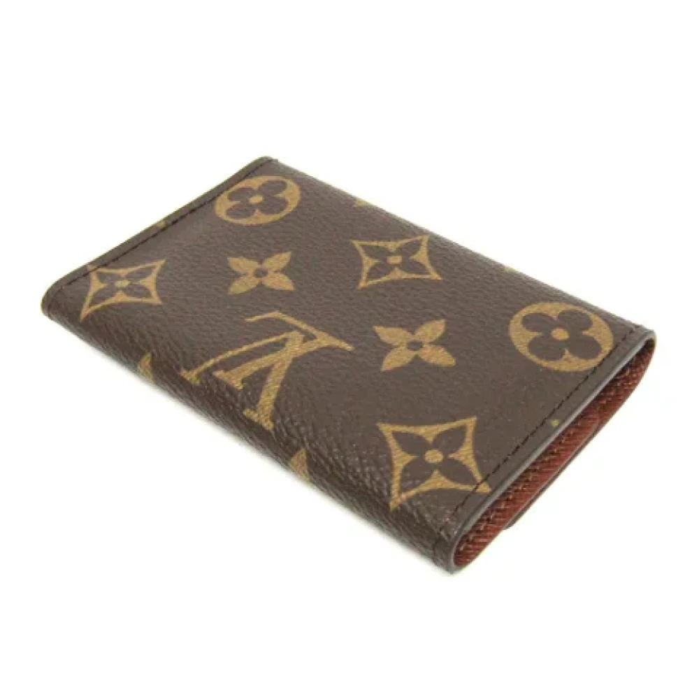 Louis Vuitton Vintage Pre-owned Fabric key-holders Brown Dames