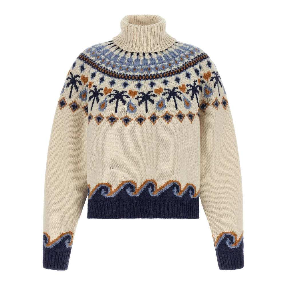 Alanui Sweet Winter Turtleneck - Female - Turtlenecks - Multicolor - M - Knitwear