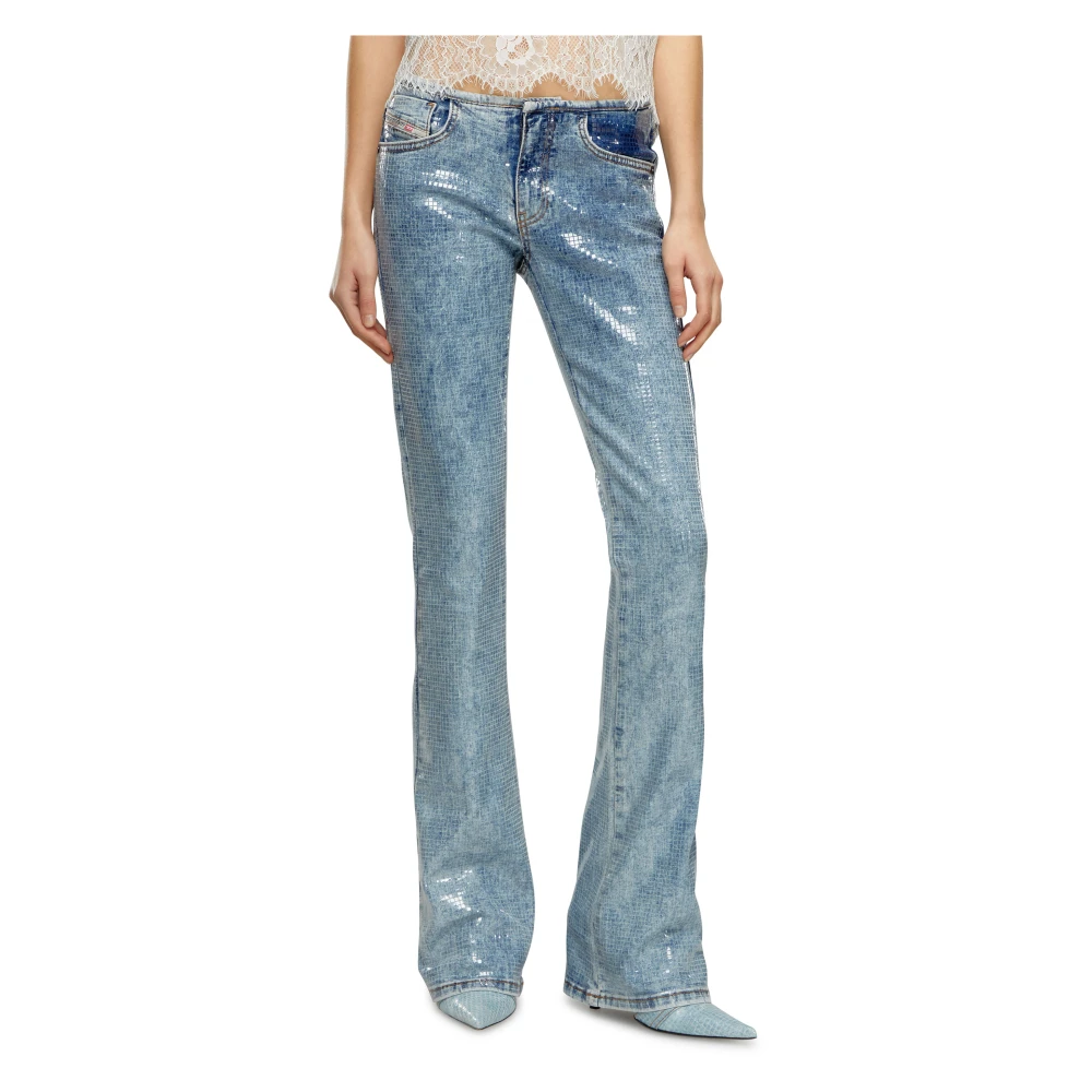 Diesel Bootcut and Flare Jeans D-Shark Blue Dames