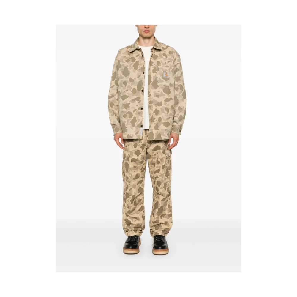 Carhartt WIP Lichtbruine Cargo Broek met Zakken Brown Heren