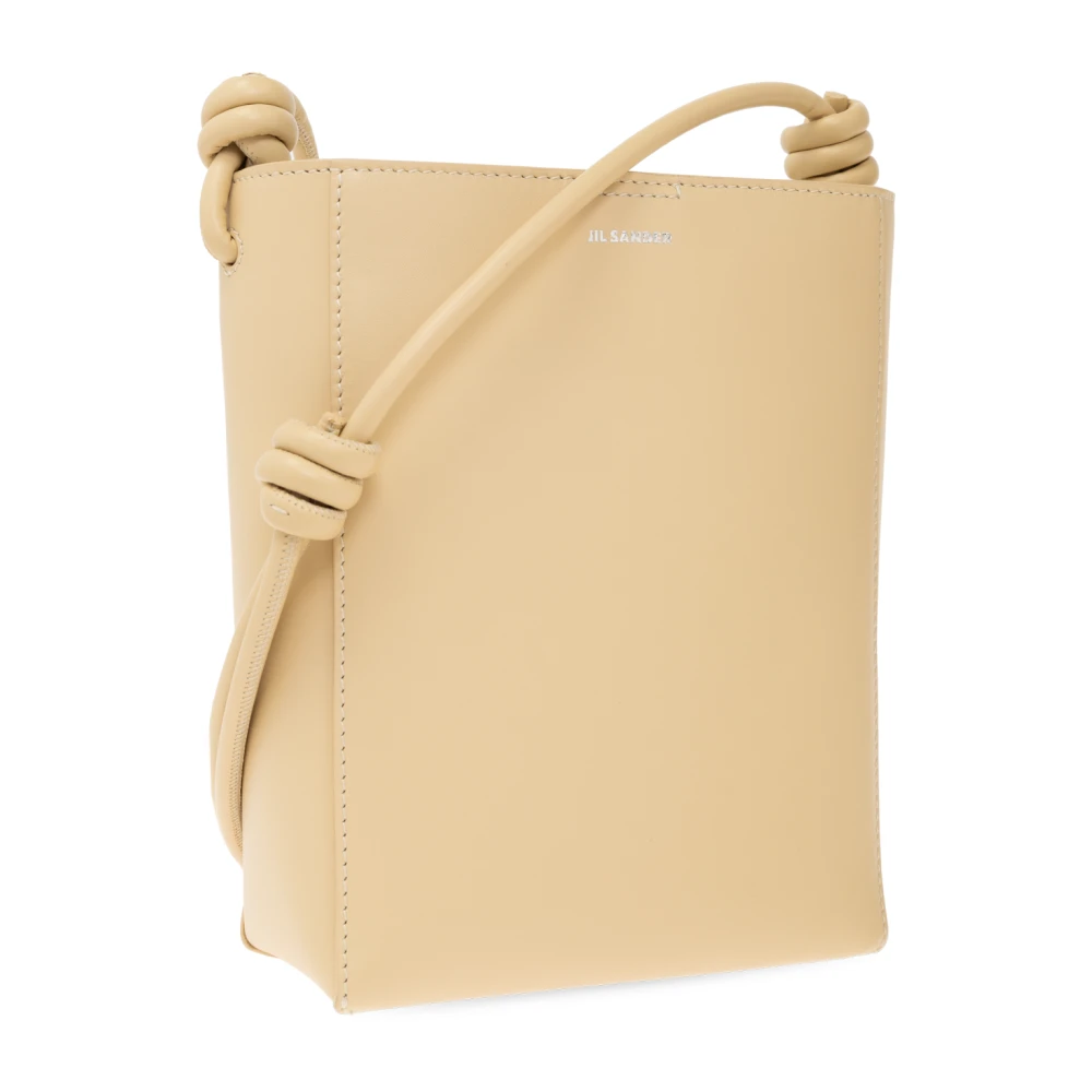 Jil Sander Schoudertas Giro Beige Dames