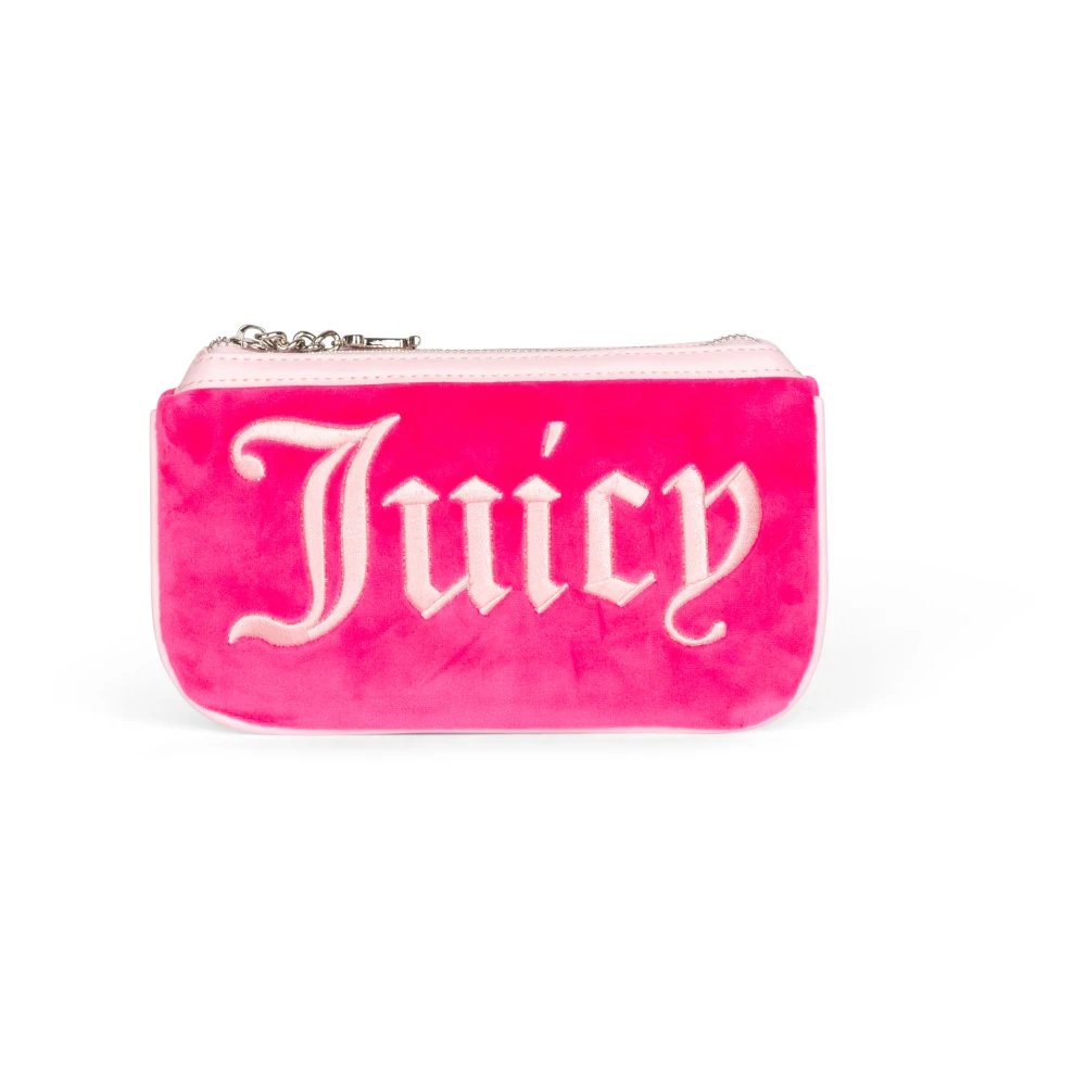 Juicy Couture Women's Pink Iris Flat Pouch Bag