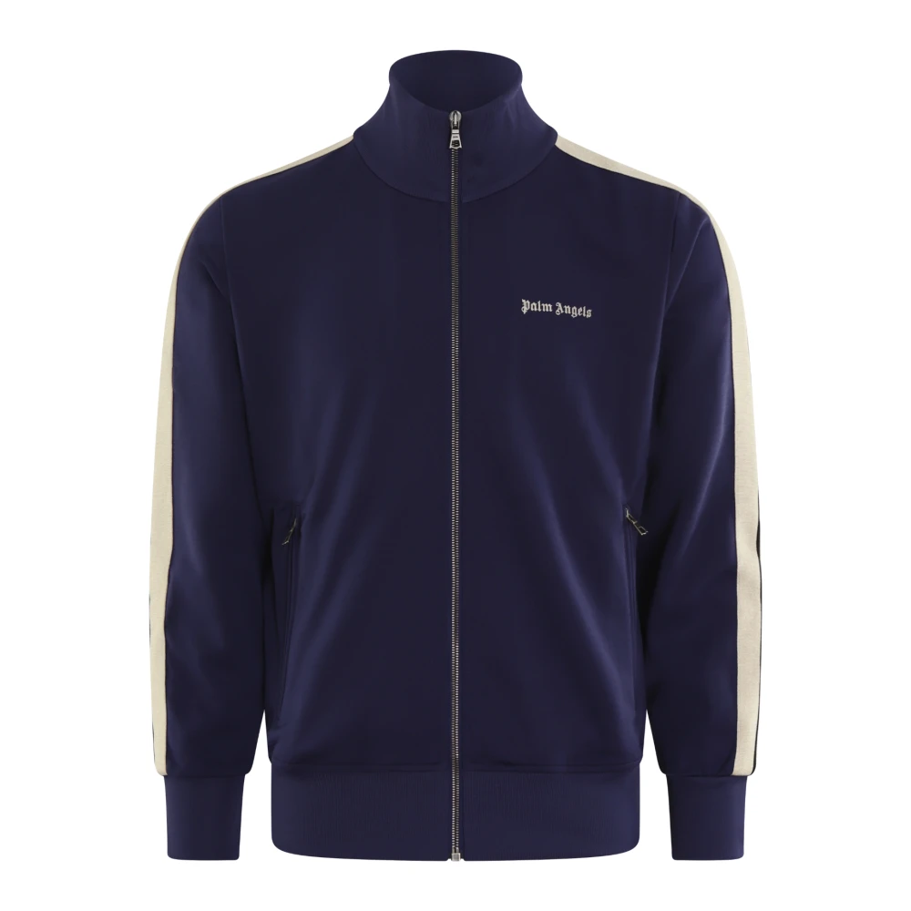 Palm Angels Klassiek Logo Trackjacket Blue Heren