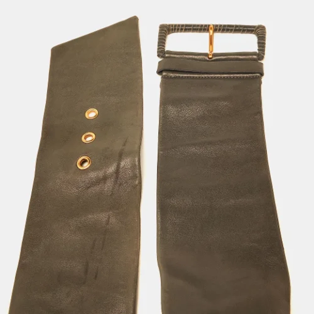 Prada Vintage Pre-owned Leather belts Brown Dames