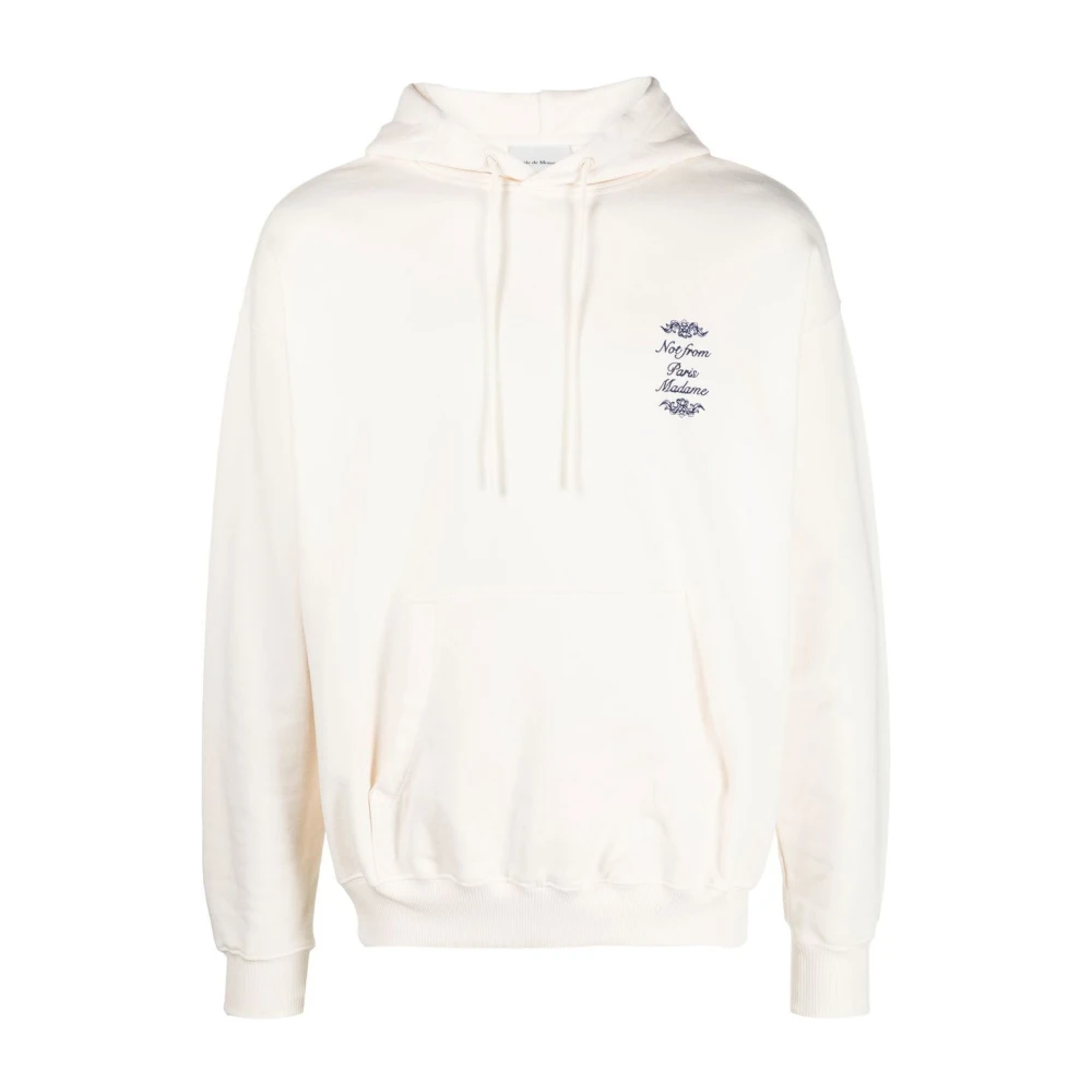Drole de Monsieur Ornament Hoodie Room Beige Heren