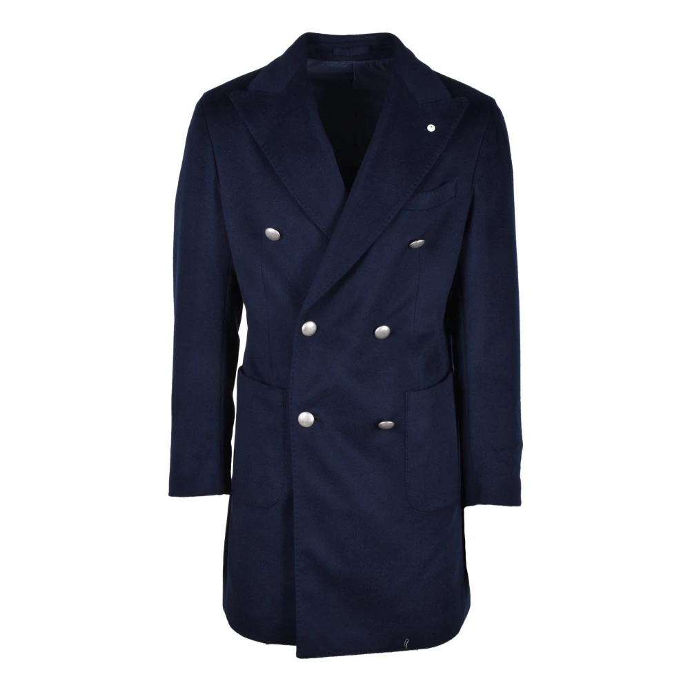 Luigi Bianchi Mantova Jas Blue Heren