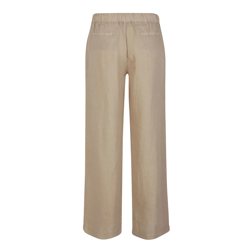 Fay Linnen Beige Broek Made in Italy Beige Dames