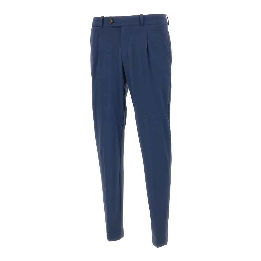 Rrd Men's Blue Surflex Pence Trousers - Slim-Fit Trousers - M - Trousers