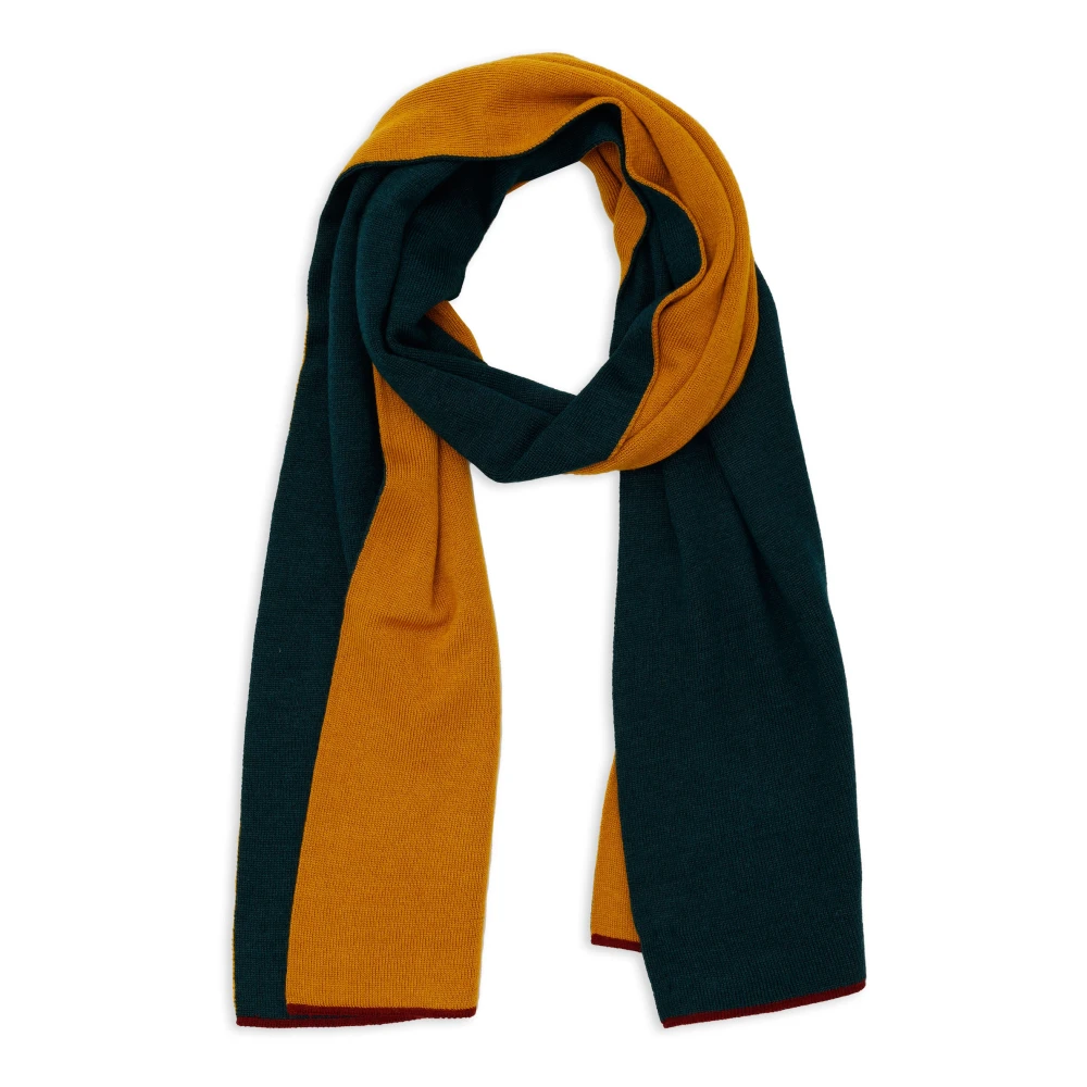 Gallo Groene Wol Zijde Kasjmier Sjaal Multicolor Dames
