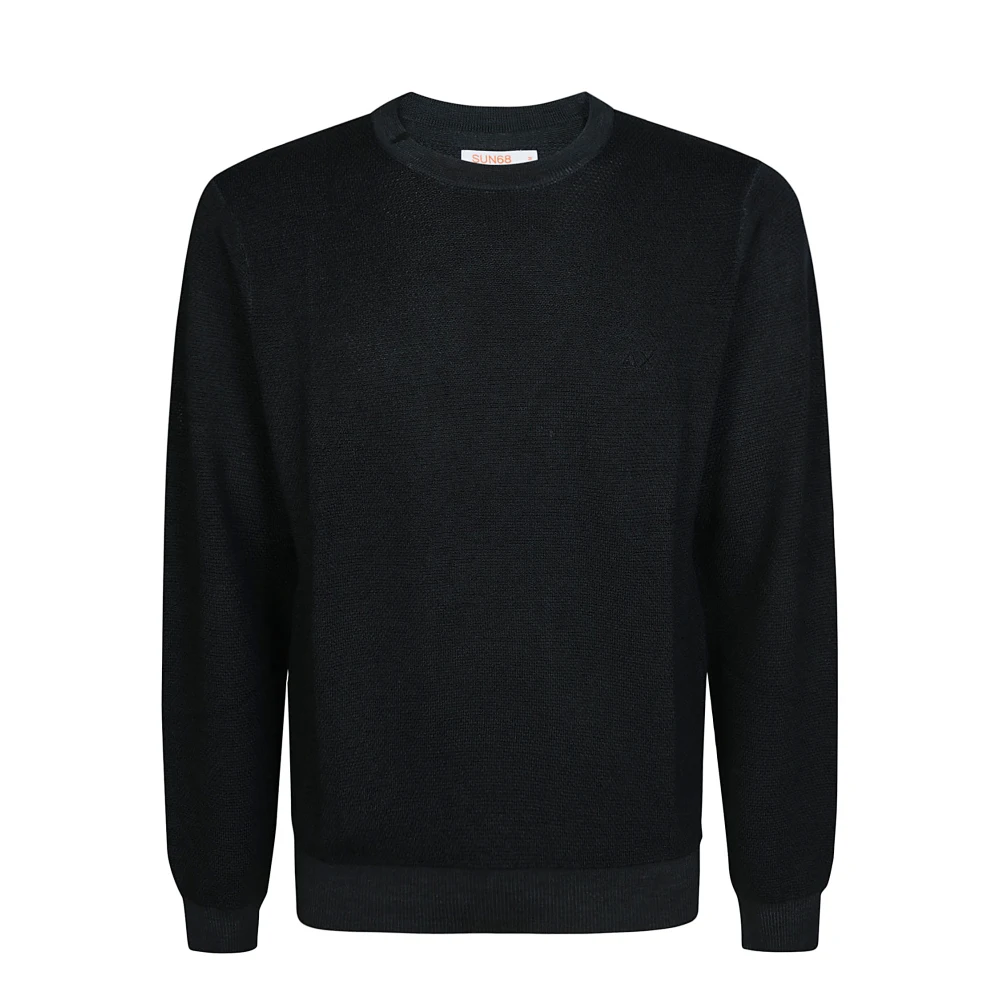 Sun68 Vintage Ronde Rijst Klassieke Stijl Black Heren