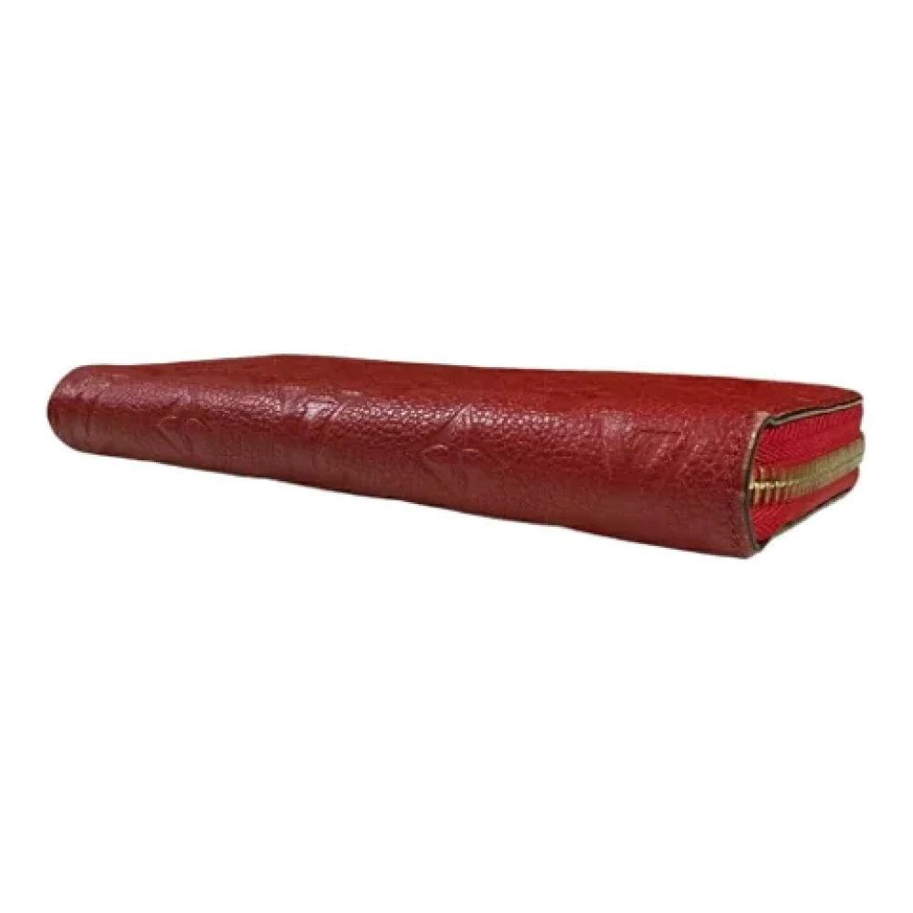 Louis Vuitton Vintage Pre-owned Leather wallets Red Dames
