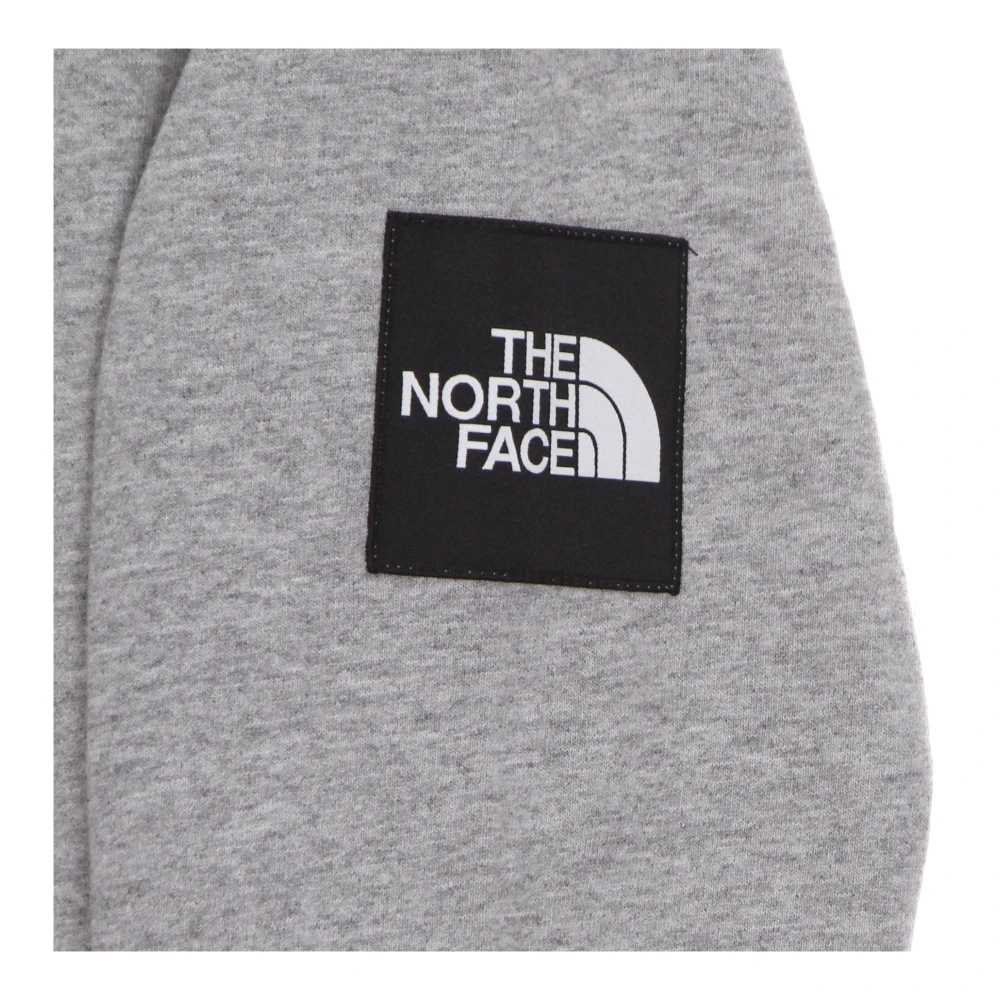 The North Face Lichtgrijze Hoodie met Kangoeroezak Gray Heren