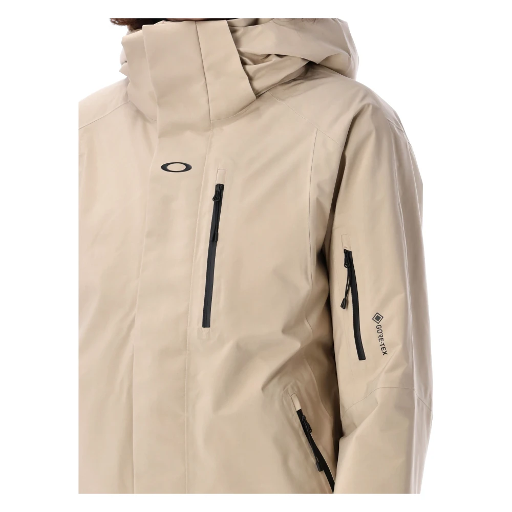 Oakley Heren Skiwear Jas Humus Aw24 Beige Heren