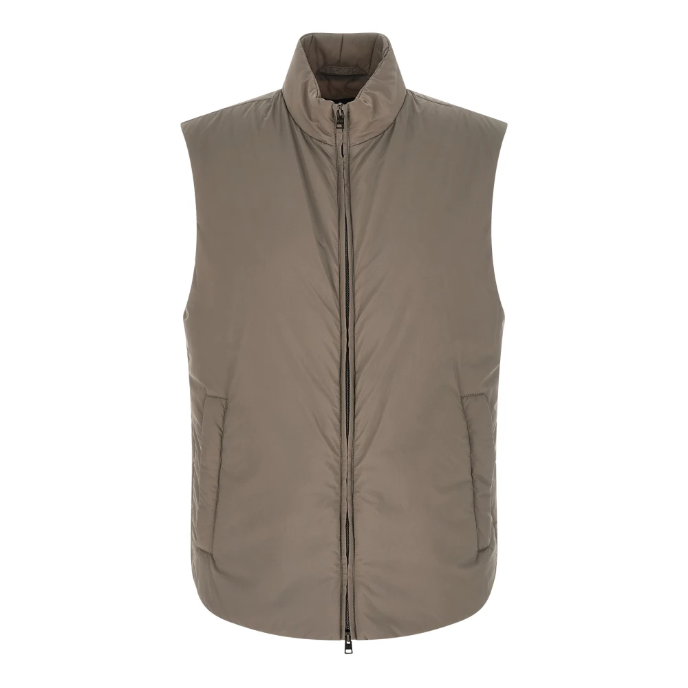Herno Men's Gray Waistcoats, 3XL, Ecoage Vest
