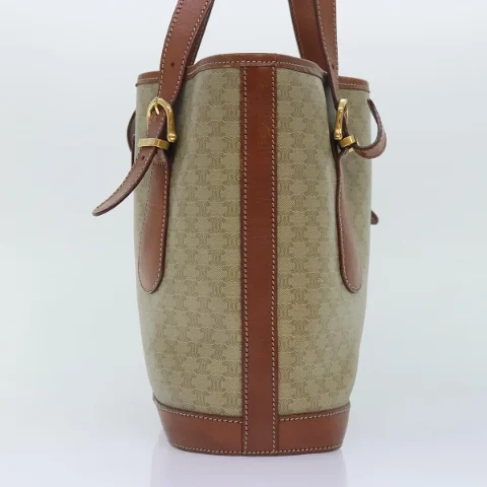 Celine Vintage Pre-owned Canvas totes Beige Dames