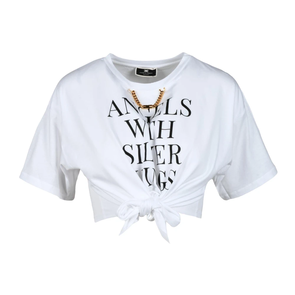 Elisabetta Franchi Tshirt White Dames