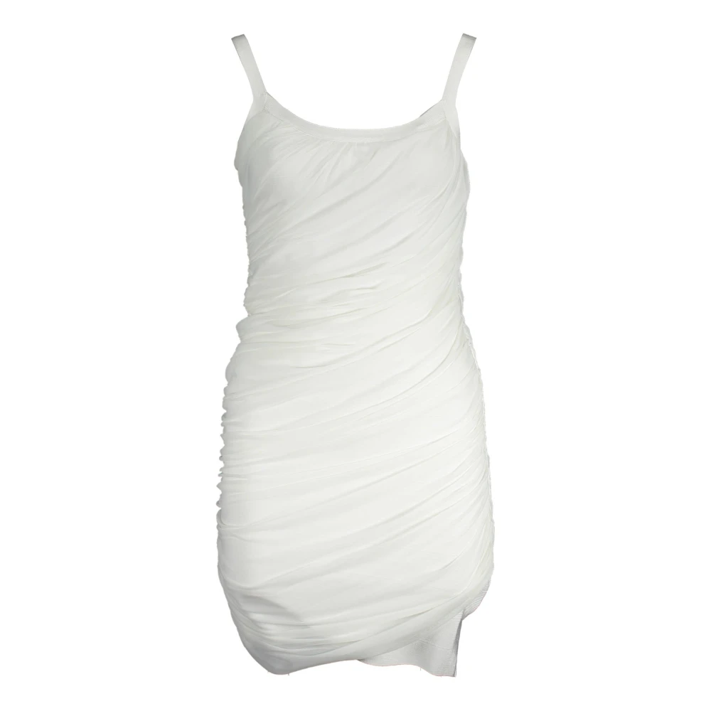 Guess Witte Korte Jurk met Rits Achteraan White Dames