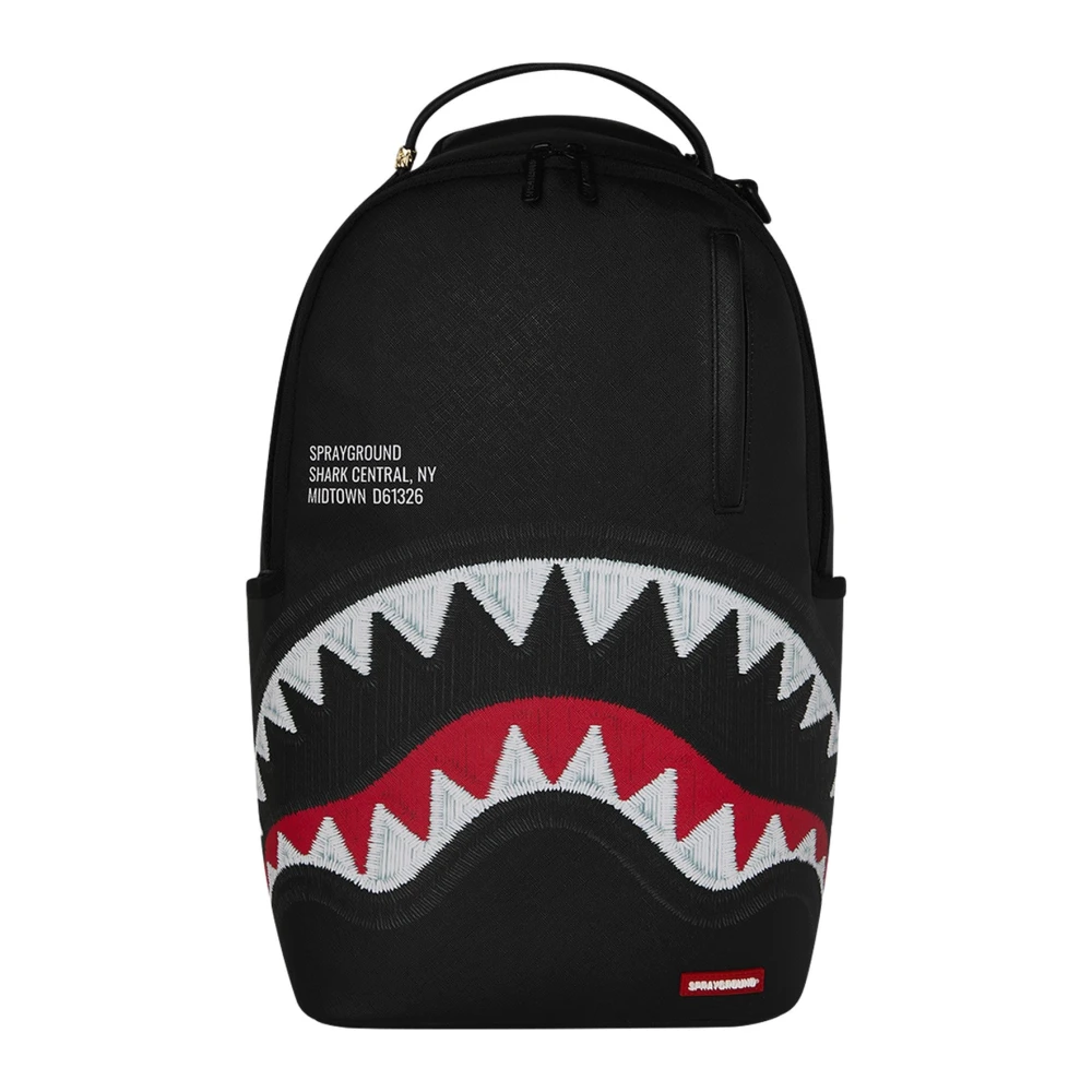 Sprayground Uomo Nero - Zaino Shark Central Thread Count - Bags - One Size