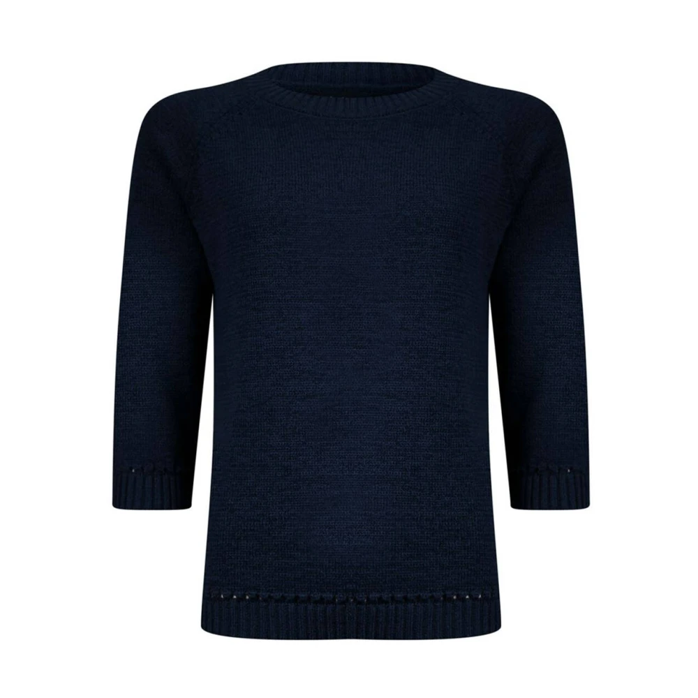 Roberto sarto Stijlvolle Pullover 3 4 Mouw Blue Dames