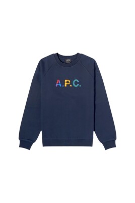 sweatshirt-bleu-vicky-avec-logo