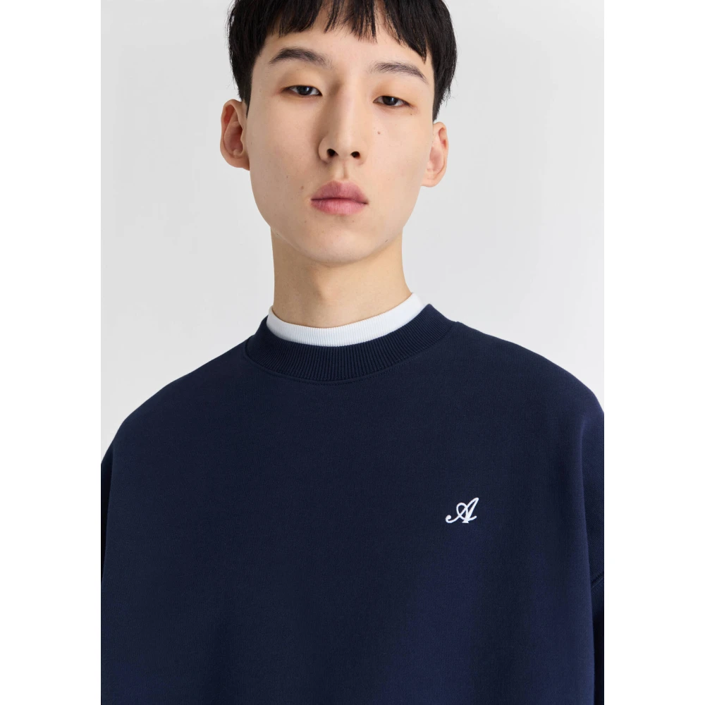 Axel Arigato Signature Sweatshirt Blue Heren