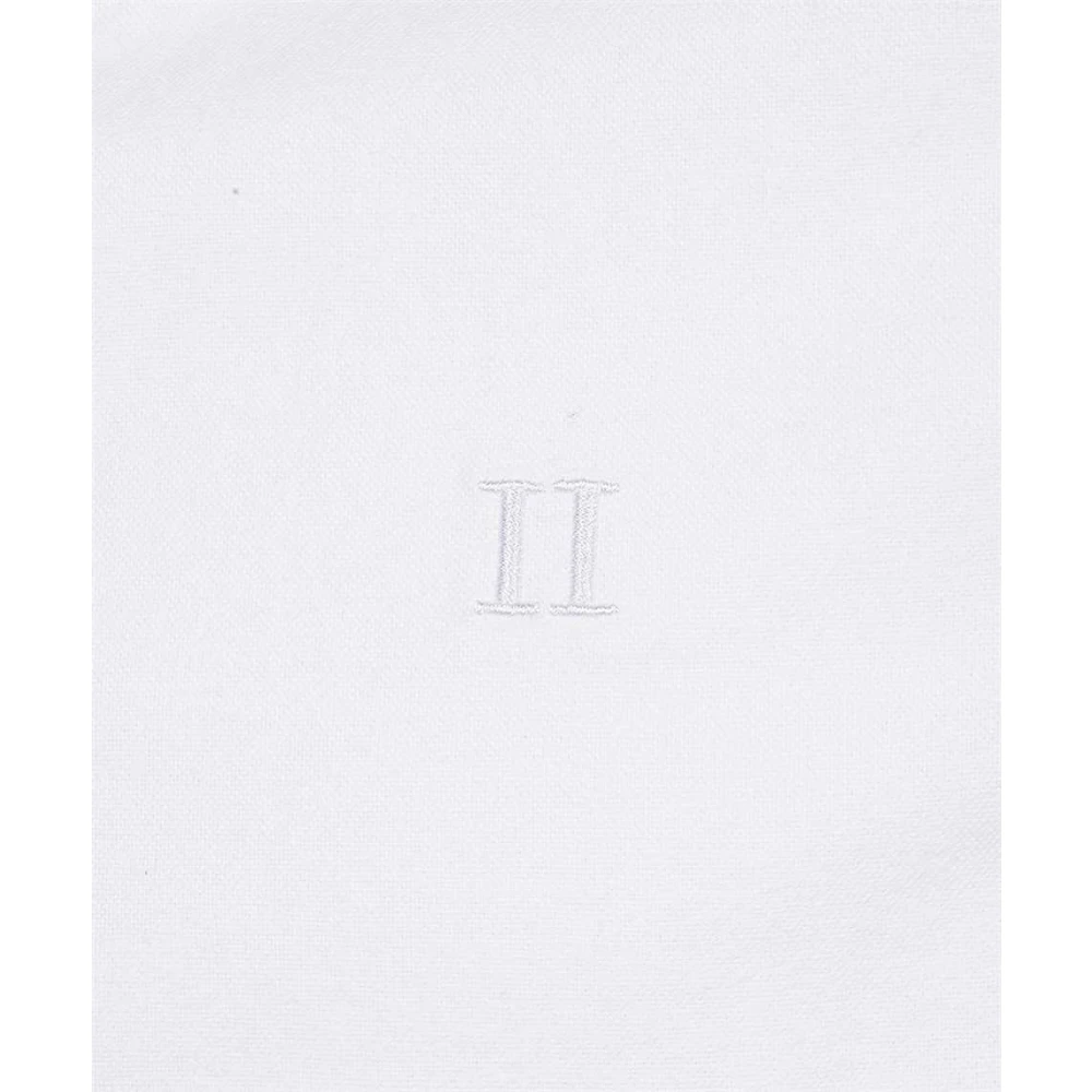 Les Deux Katoenen shirt met afgeronde zoom White Heren