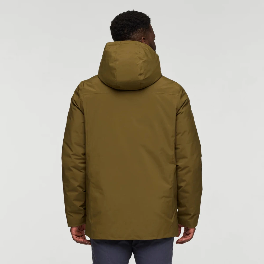 Cotopaxi Warme donsparka met winddichte schaal Green Heren