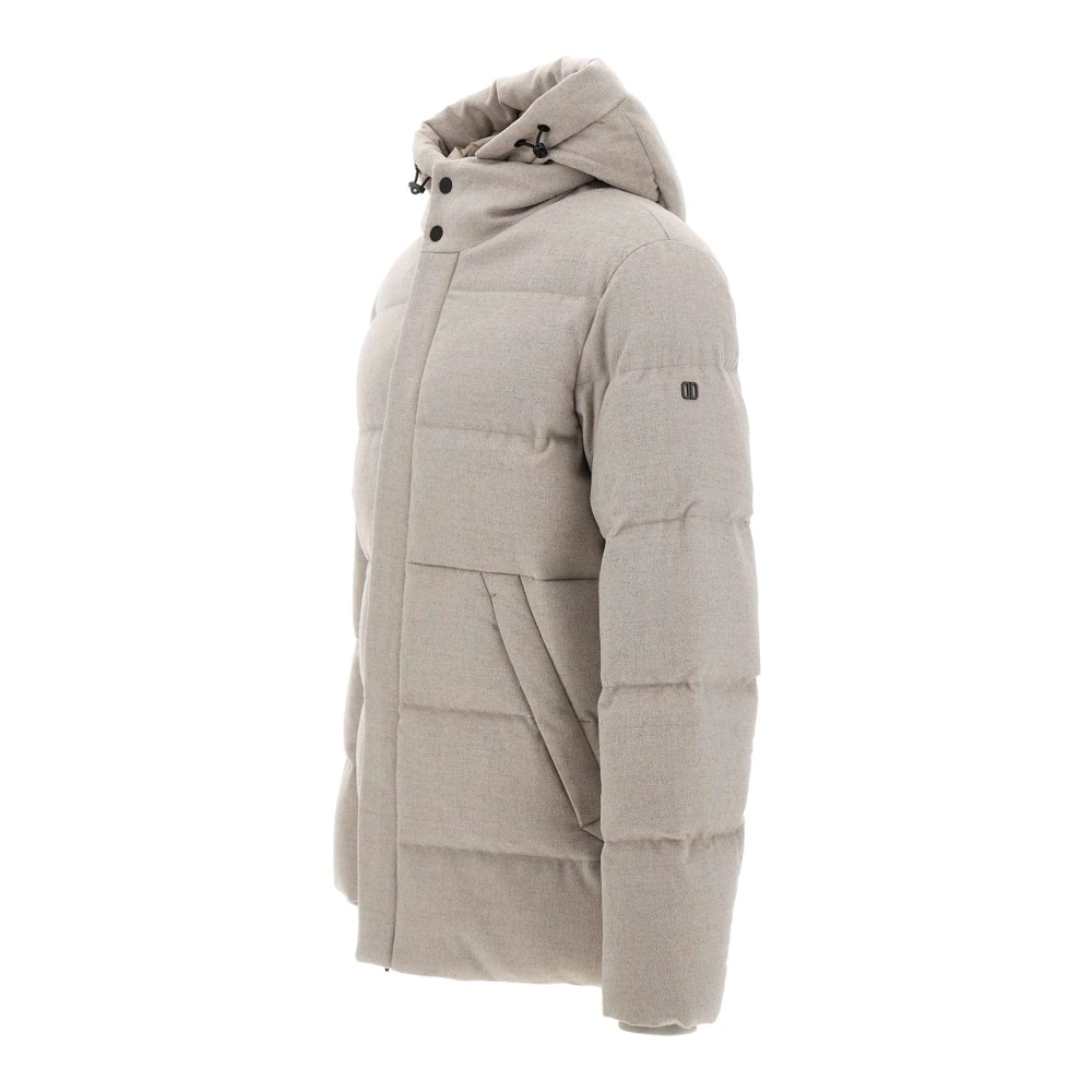 Duno Beige Jassen voor Vrouwen Beige Heren