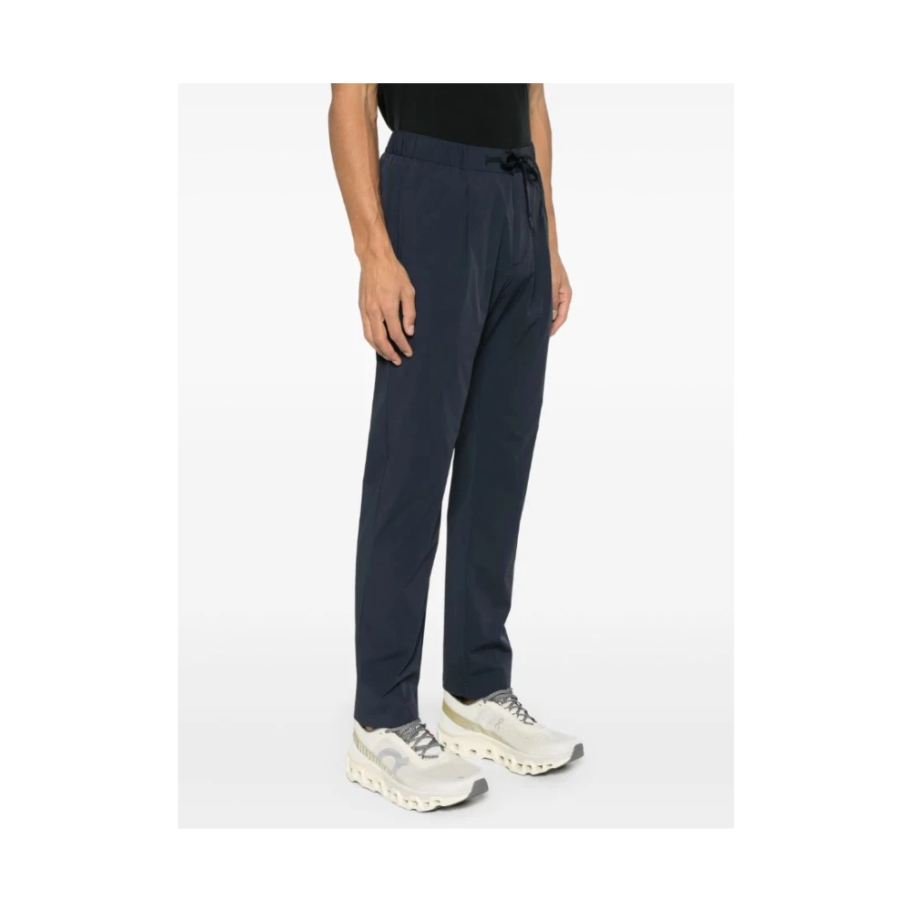 Herno Blauwe Straight Cut Broek Blue Heren
