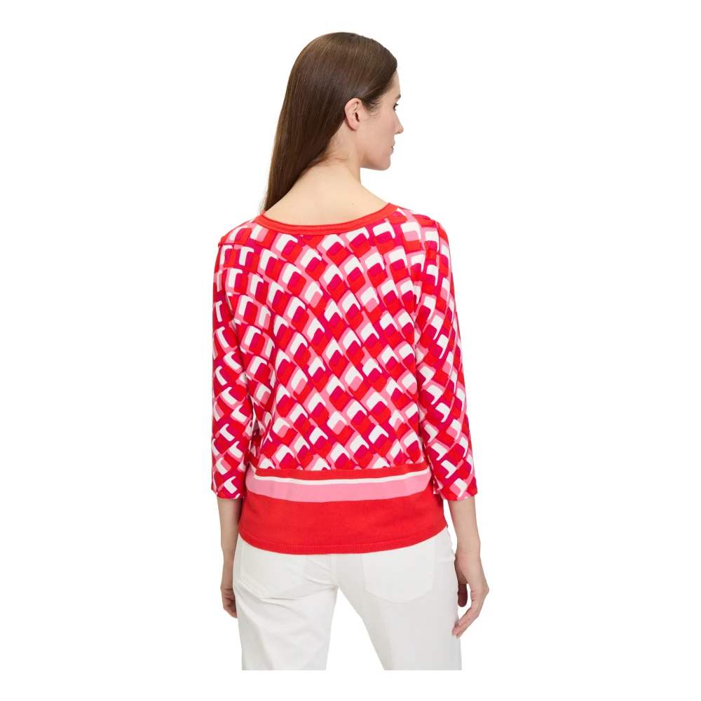 Betty Barclay Grafische Color-Block Trui Multicolor Dames