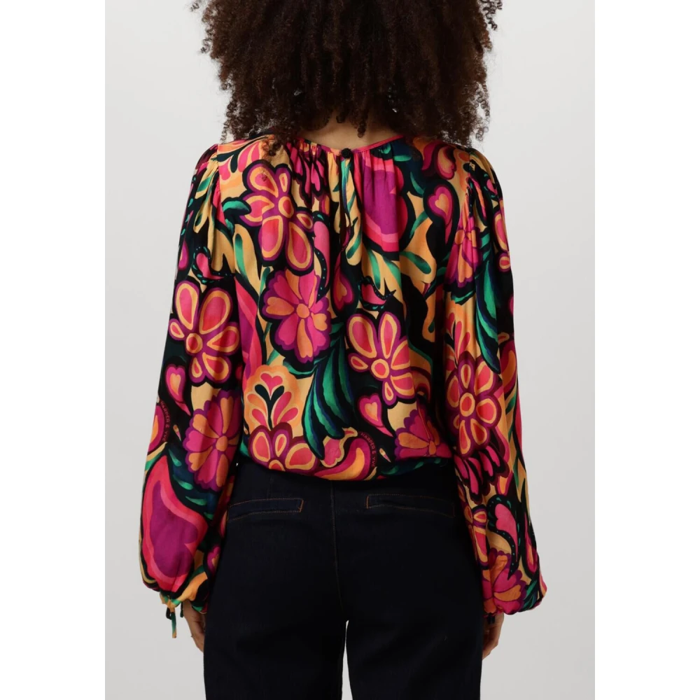 Harper & Yve Kleurrijke Alexis-Ls Longsleeve Top Multicolor Dames