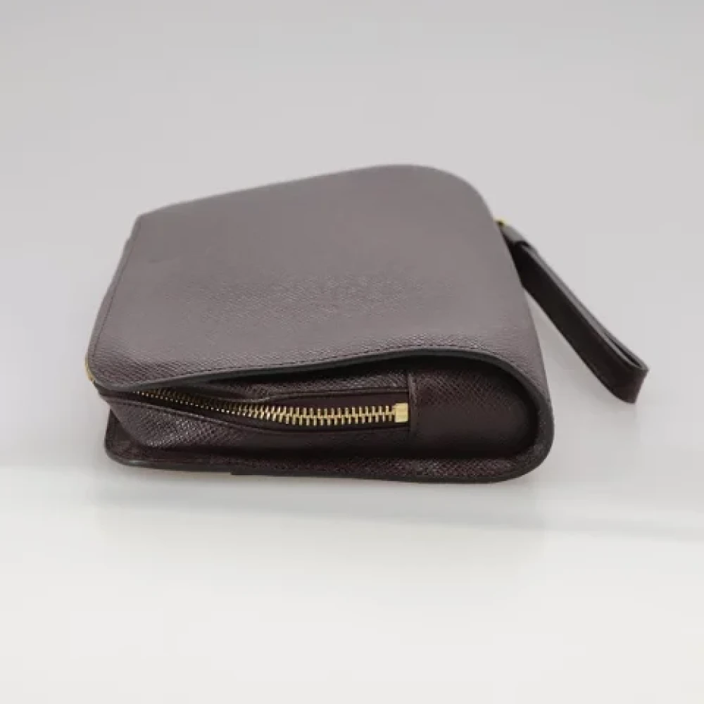 Louis Vuitton Vintage Pre-owned Leather clutches Brown Dames