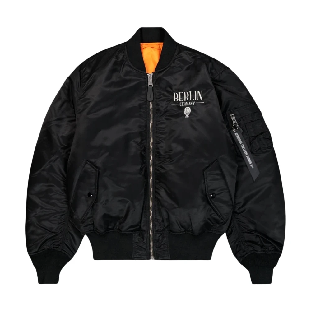 Alpha Industries Berlin Candy Nero Bomberjacka Black, Herr