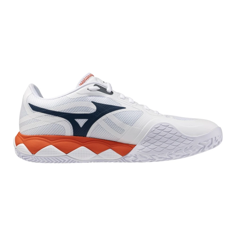 Mizuno Bianco Wave Enforce Tour 2 Clay Court /Arancione Taglia 43 - Immagine 3