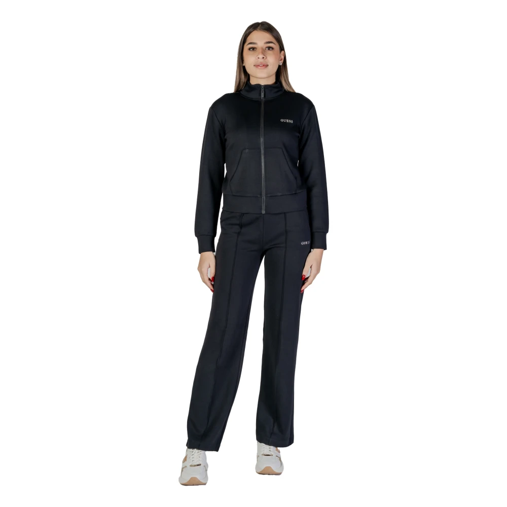 Guess Lente Zomer Dames Onbedekte Sweatshirt Black Dames